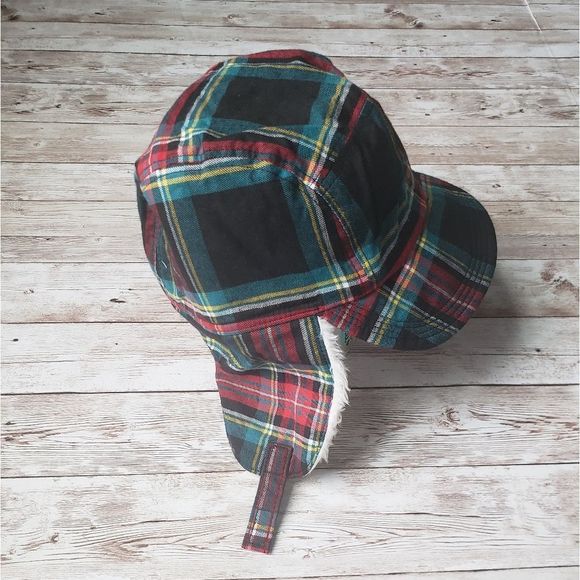 GAP Other - GAP Baby Trapper Hat with Plaid Print